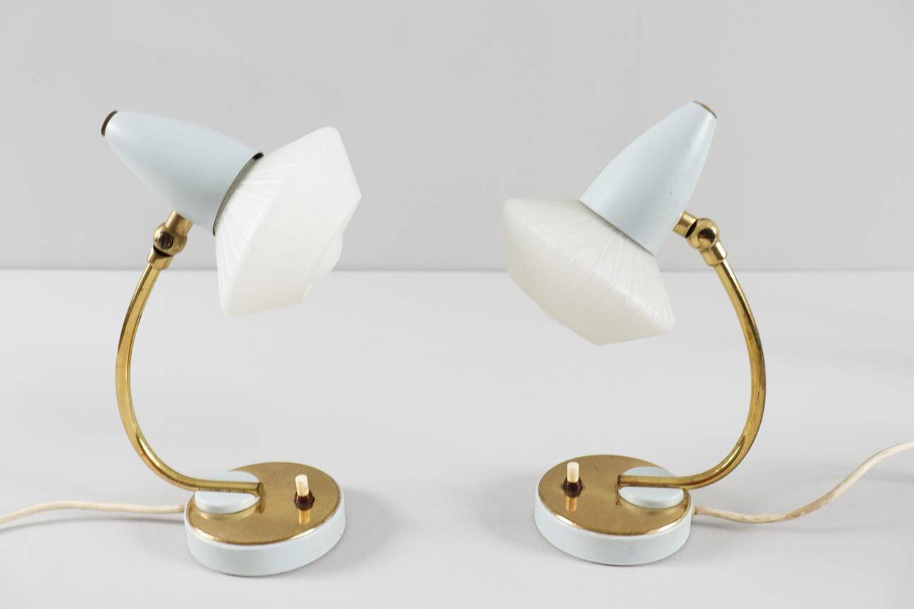 Lampes de table style milieu du siècle, France, années 1960.