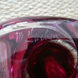 Imposing Murano of Walter FURLAN for 60s Bisanzio glass vase