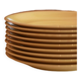 Yellow Longchamp plates 1950