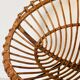 Pair of rattan armchairs, italy 60s