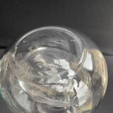 Orangeade pitcher with ice bag – Plain crystal – 19th century