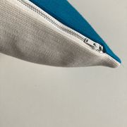 Coussin en jersey de laine Racine space age 1960 recto verso