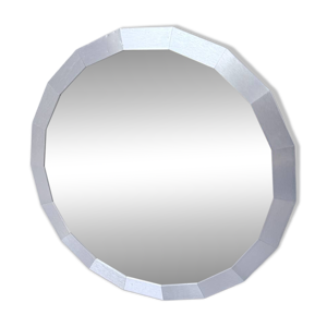 Miroir hexagonal métal - 1970