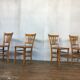 Série de 6 chaises bistrot Baumann troquet brasserie parisienne