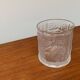 Grand vase ou bol vintage en verre avec ornements sud-américains/Inca