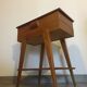 Chevet vintage scandinave travailleuse pieds compas
