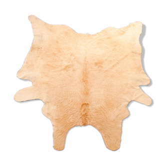 Cow leather rug cavallino brown 200×210