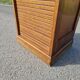 Art Deco filing cabinet with curtain 120 cm