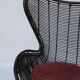 Fauteuil Egg rotin