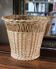Corbeille à papier, plante vintage en osier