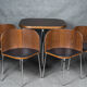 Salle à manger modèle Fusion, design Sandra Kragnert pour Ikea, Vintage Suédois 1970s