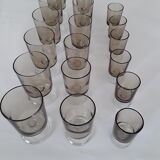 18 smoked brown walking glasses