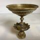 Worked brass candlestick
