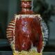 Vintage Swedish Gösta Grähs and Kerstin Hörnlund Oxblood Glaze Flask Vase
