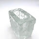 Brutalist vase "Demant" Göte Augustsson - Ruda Glasbruk - Sweden 1960