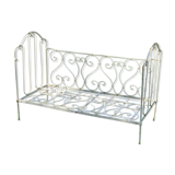 Child bench in ideal wrought iron garden