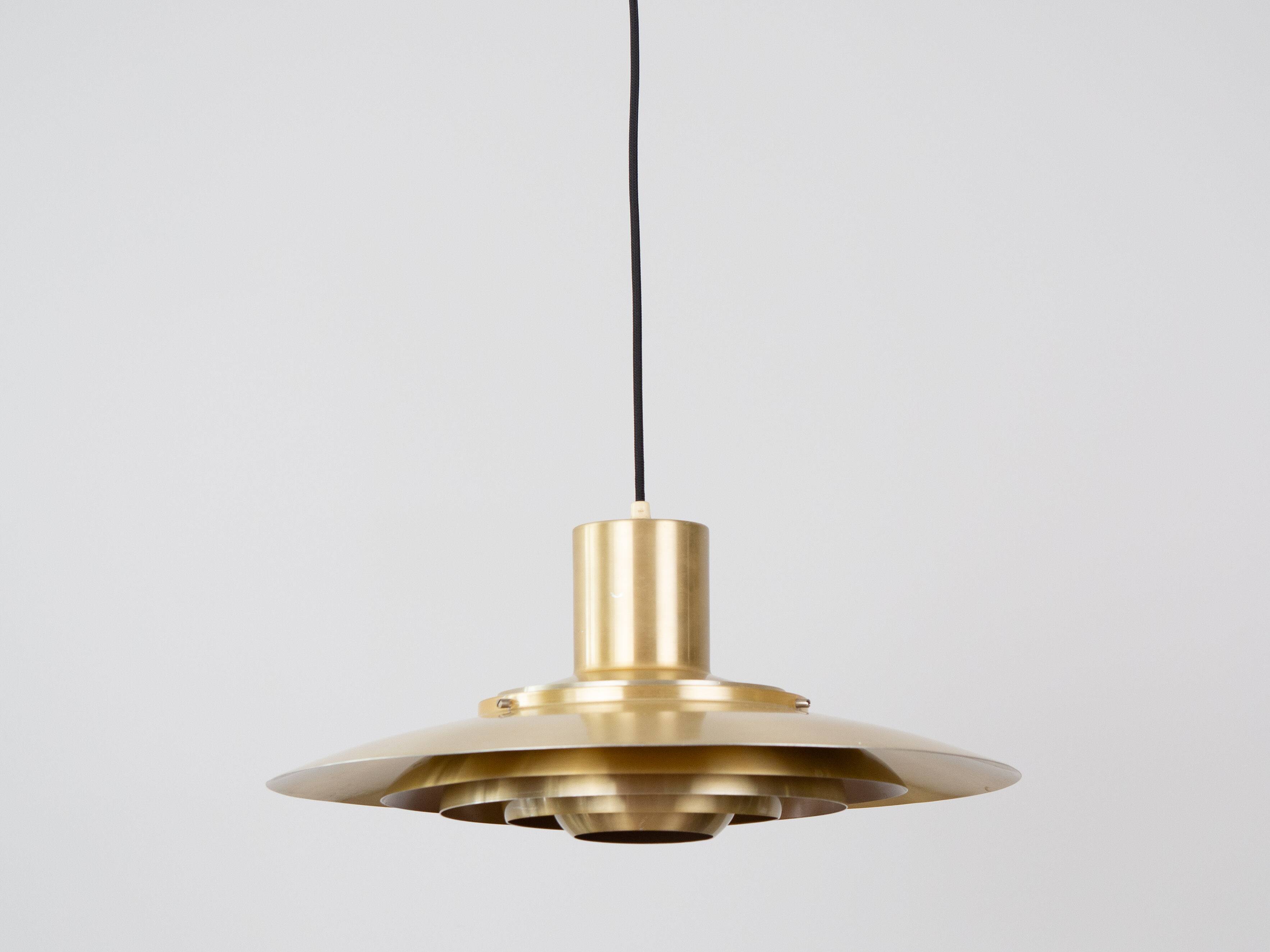 Vintage Danish pendant lamp P376 by Fabricius and Kastholm, Nordisk Solar.