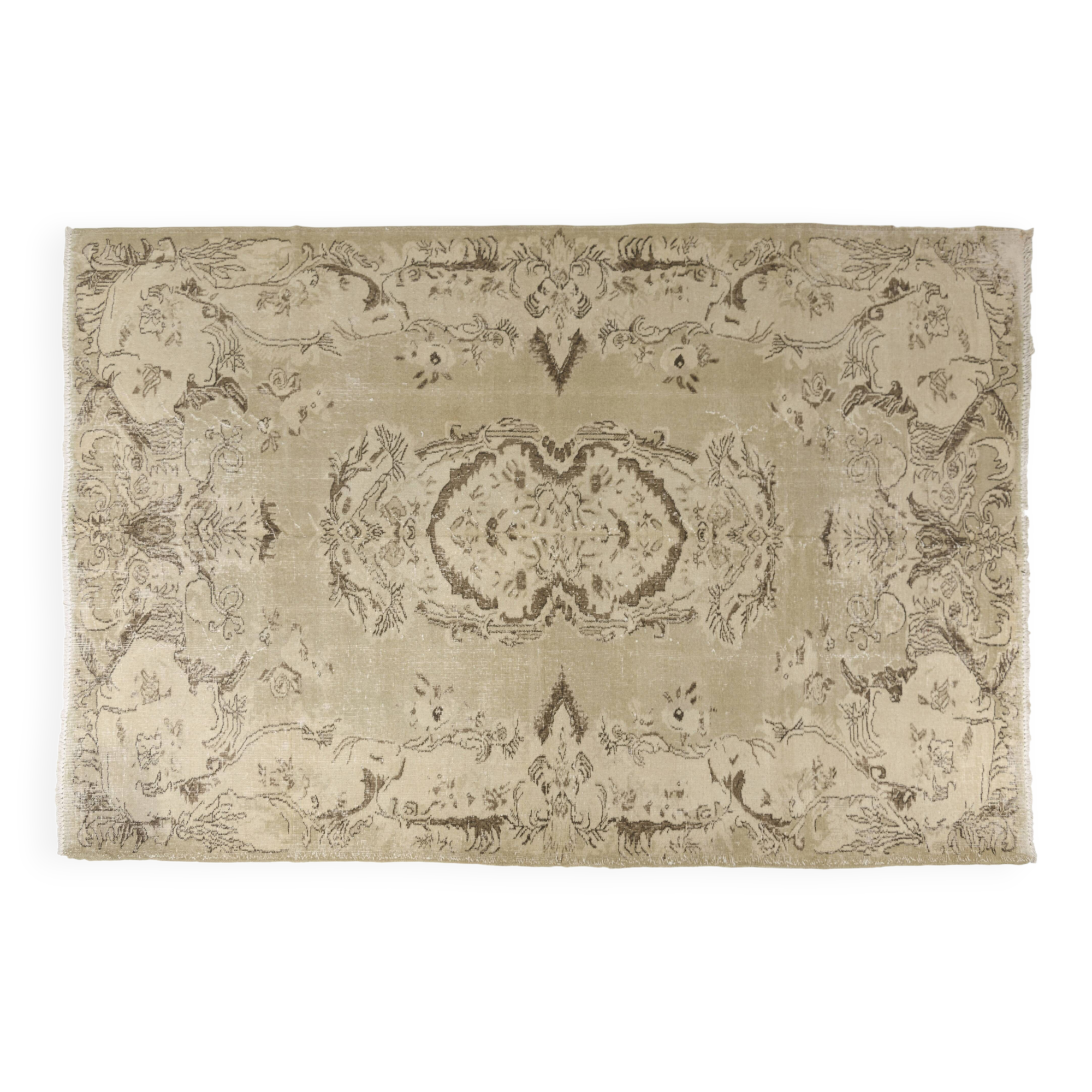 Beige Turkish Vintage Carpet sku825