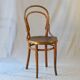 Thonet chair N°14 1/2, flowered wood seat -1900 -