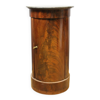 Empire bedside table in mahogany, 19th century.