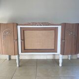 Buffet  bas art déco avec fronton meuble TV console d’entrée