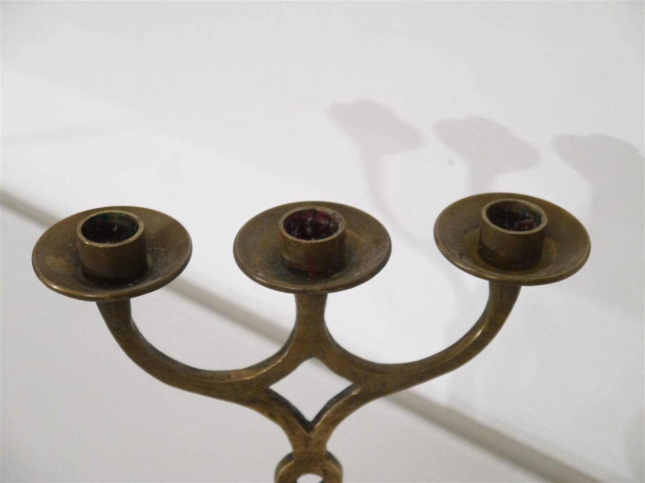 Swedish brass chandelier 1960