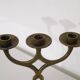 Swedish brass chandelier 1960