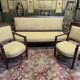 Empire walnut period living room
