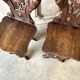 Pair of walnut chairs circa 1880