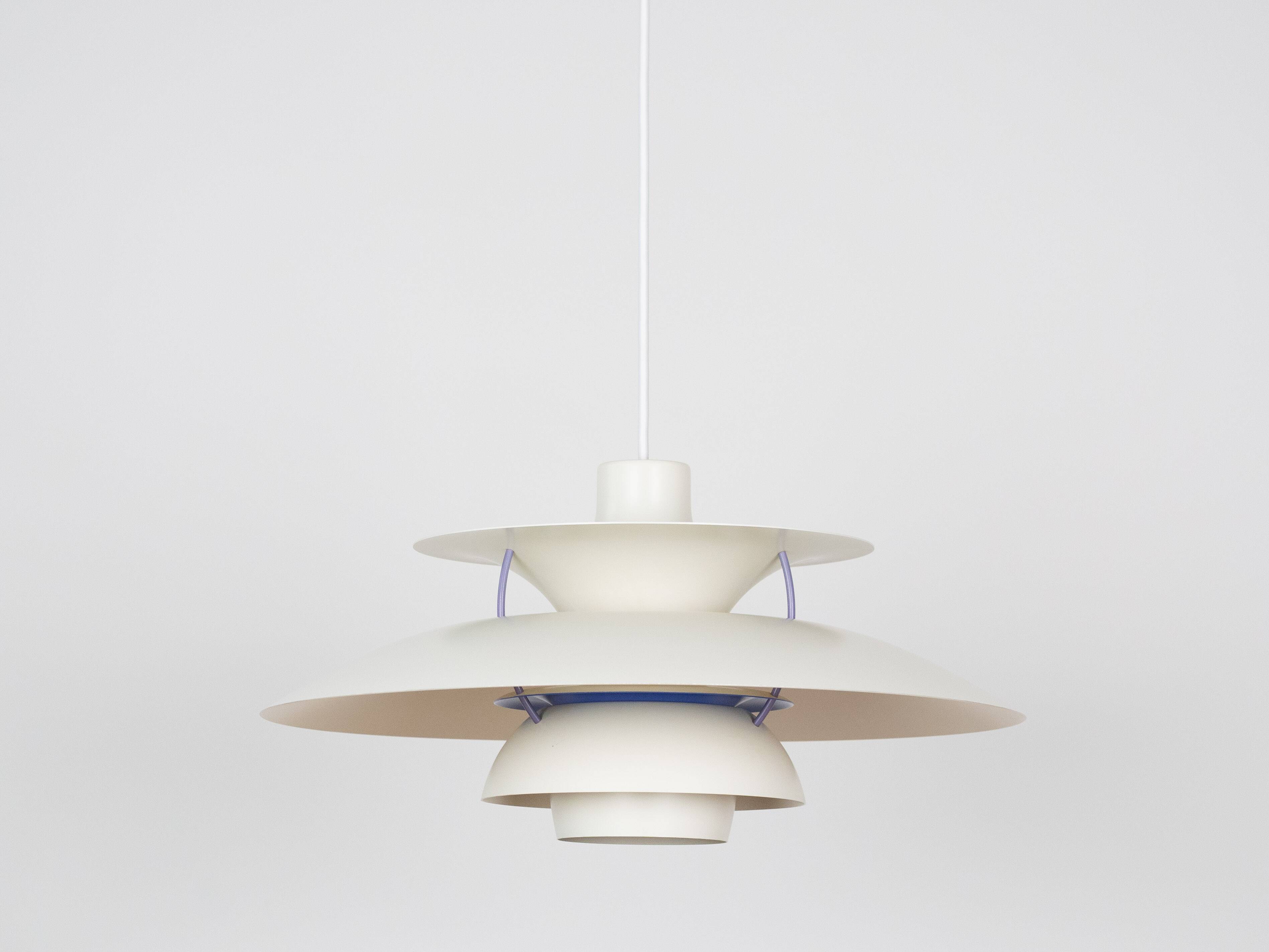 Danish vintage pendant lamp PH 5 by Poul Henningsen, Louis Poulsen, 1958