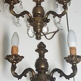 4 appliques en bronze des années 50
