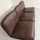 De Sede DS31 vintage leather 3-seater canapé banquette from the 1970s.