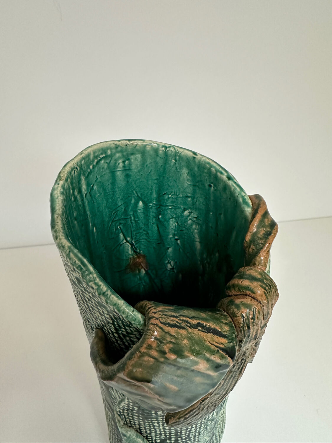 Glazed ceramic vase, 1970