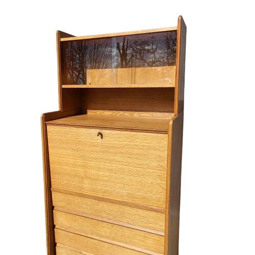 Meuble d'étudiant asymétrique Meyssignac Décorateur, 1950