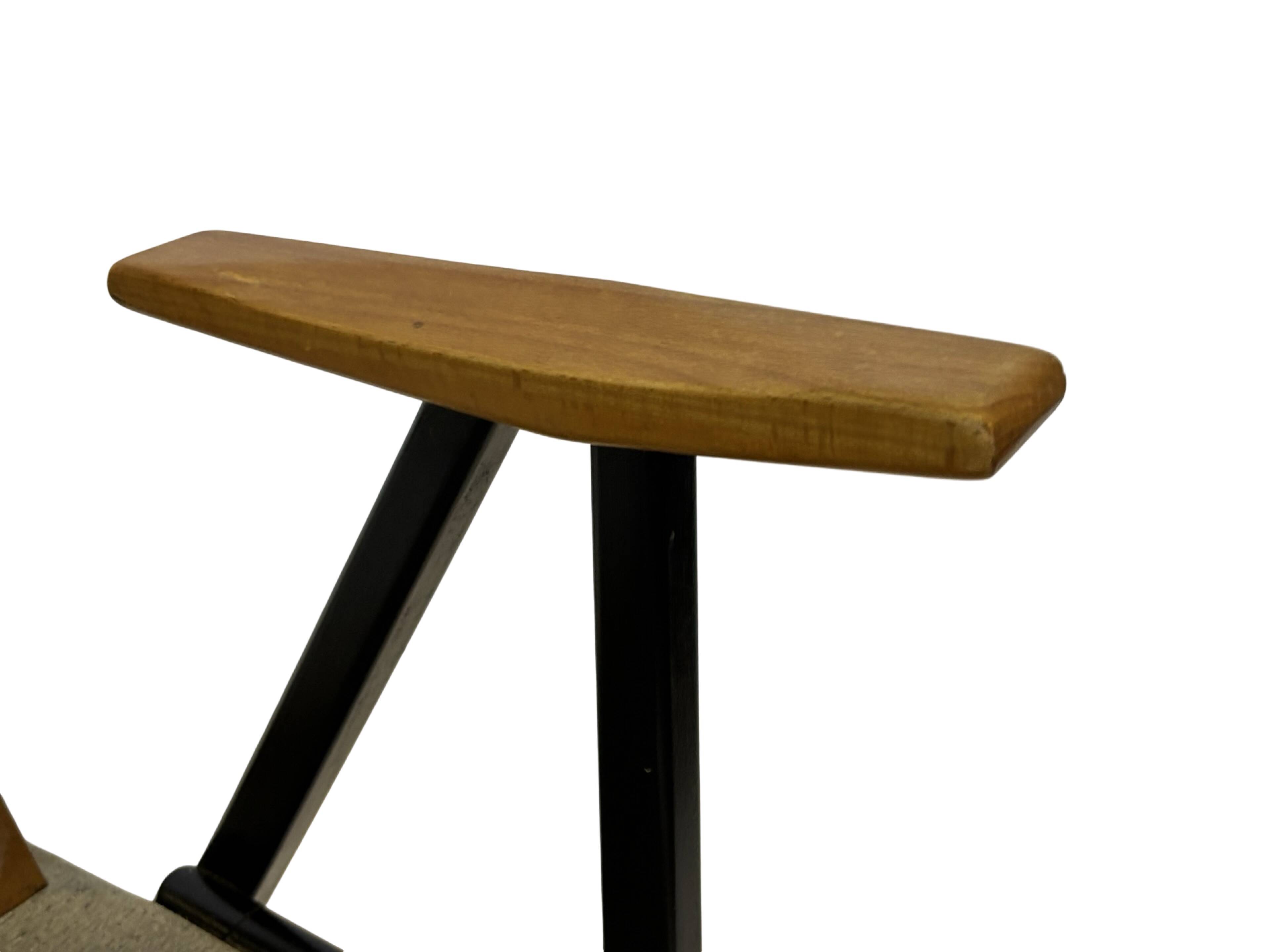 Vintage Palais De Tokyo armchair by Zwager Ermeloo, 1950's design