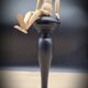 Solid wood hat holder
