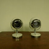 Pair of lamps Eyeball years 70