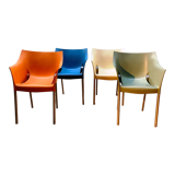 Set of 8 colorful chairs DR NO, Philippe Starck