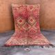 Tapis Marocain Boujad rose - 380 x 186 cm