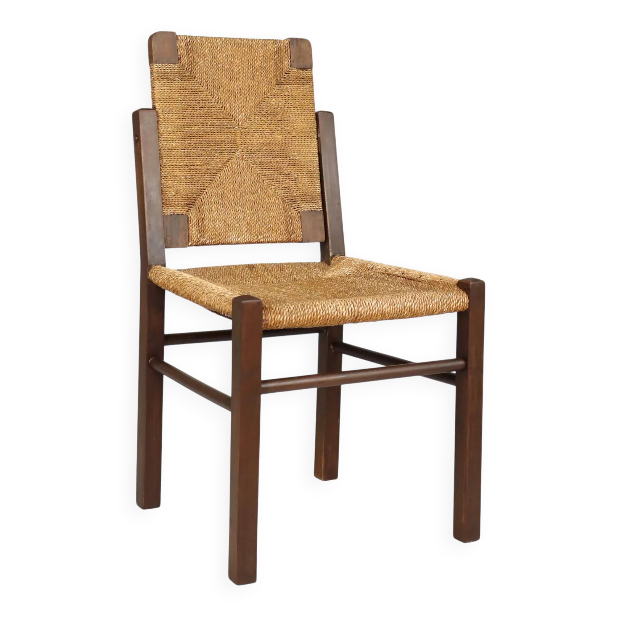 Brutalist rope chair