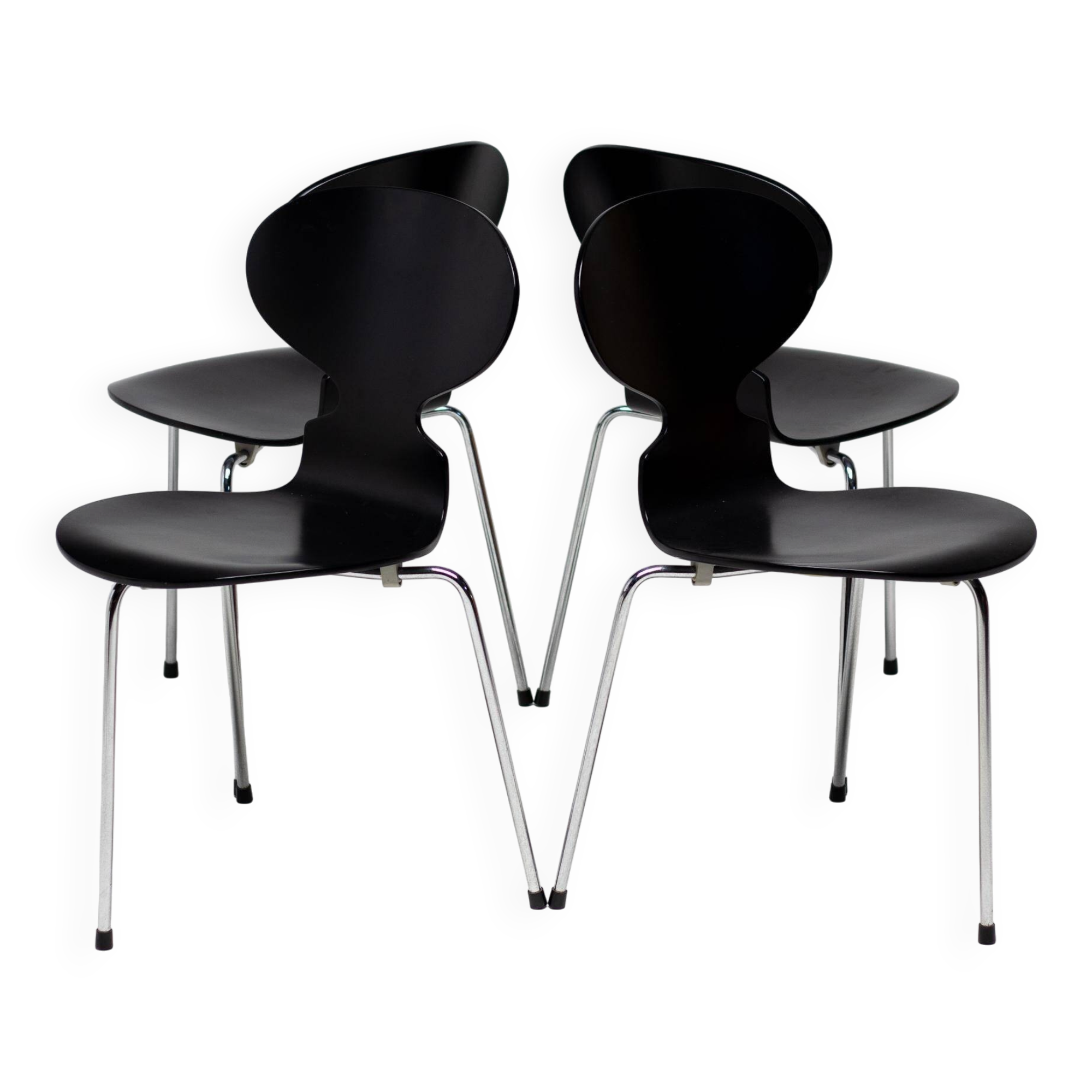 Ensemble de quatre chaises 3100 "Ant" - Arne Jacobsen pour Fritz Hansen, Danemark
