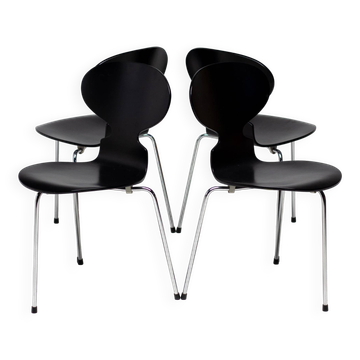Set of four 3100 "Ant" chairs - Arne Jacobsen for Fritz Hansen, Denmark