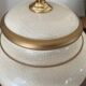 Pied de lampe en céramique craquelée vintage