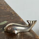 Whale-shaped stainless steel knife holder