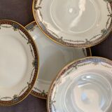 UML France porcelain plates