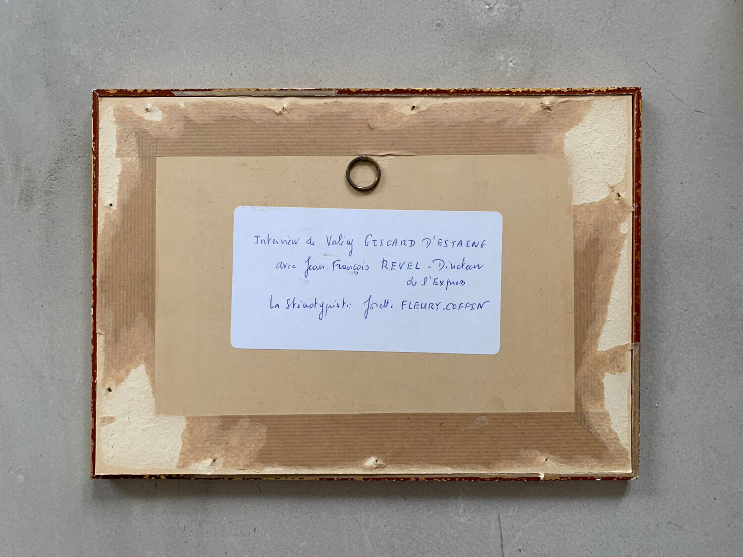 Old gold frame 30x22cm