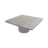 Table basse carrée - kalia - 70x70 - travertin naturel