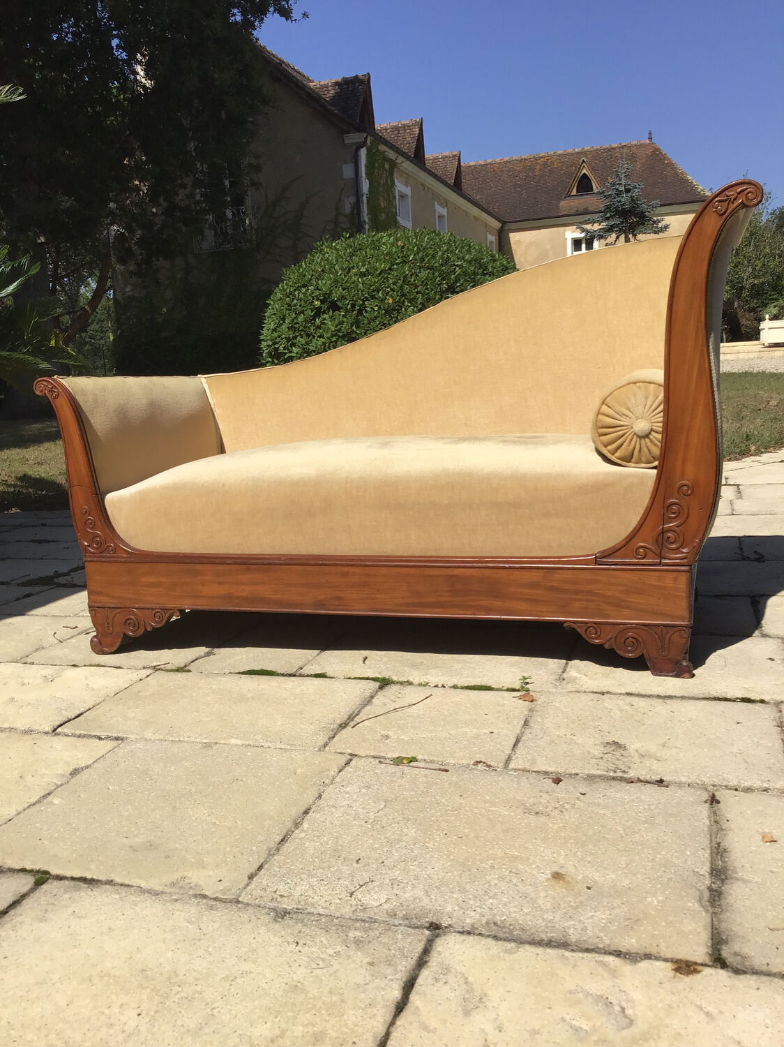 19th century chaise longue