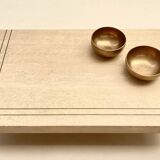 Travertine Coffee table 1960's Italy