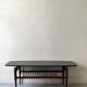Danish teak coffee table with a double top, 1950s design.